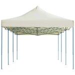 vidaXL Tente de réception pliable escamotable 3x9 m crème
