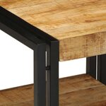 vidaXL Table basse Marron 40 x 40 x 38 cm Bois de mangue massif