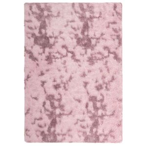 vidaXL Tapis Shaggy à poils longs NAVARRA rose poudré 120x170 cm