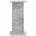 vidaXL Support de Plante Gris béton 30 5 x 30 x 60 5 cm