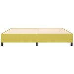 vidaXL Sommier à lattes de lit Vert 200x200 cm Tissu