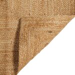 vidaXL Tapis de zone Beige 300 x 300 cm Jute