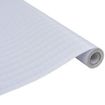 vidaXL Film pour fenêtre dépoli design à rayures 0 9x5 m PVC