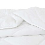 vidaXL Couettes & Duvets Blanc 155 x 200 cm Microfibre