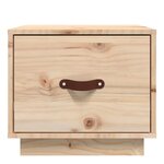 vidaXL Table de chevet 40x34x35 cm Bois de pin solide
