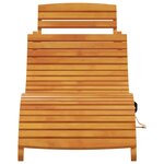 Chaises longues vidaXL 2 Pièces en bois d'acacia massif