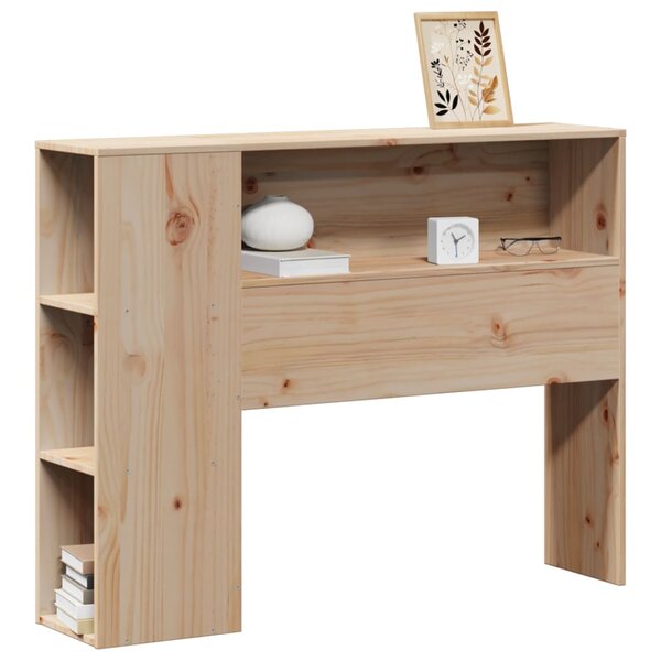 vidaXL Tête de lit avec rangement 90 cm bois massif de pin