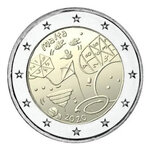 2 euros commémorative Malte 2020 UNC - Jeux d'enfants.