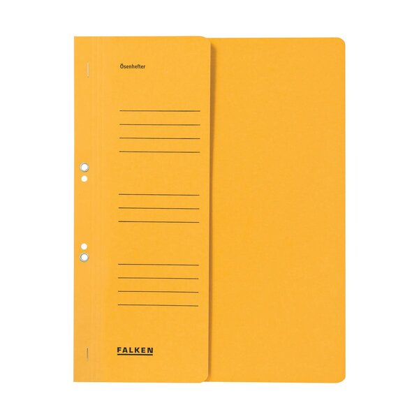 Chemise À Oeillet A4 1/2 Vd Kh - Jaune - X 50 - Falken