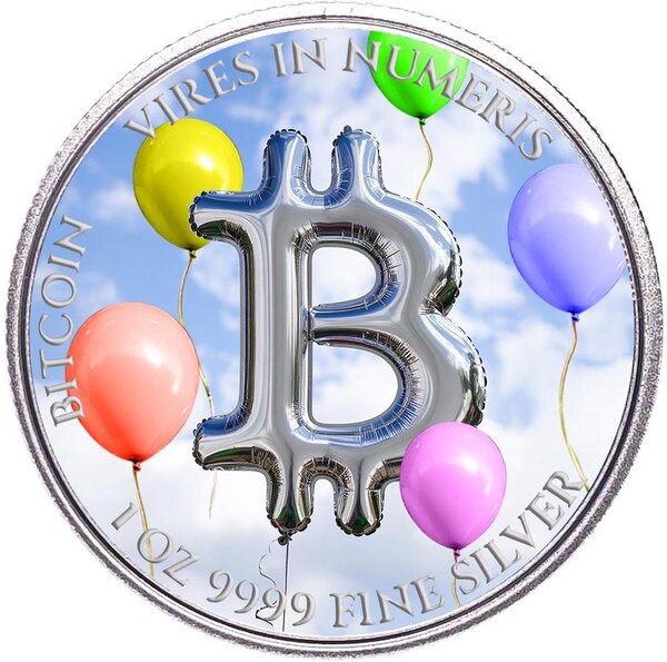 Pièce de monnaie en Argent 2 Dollars g 31.1 (1 oz) Millésime 2024 BALLOON PARTY