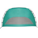 vidaXL Tente de plage vert d'eau 274x178x170/148 cm 185T polyester