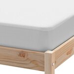 vidaXL Protège-matelas blanc 140x200 cm imperméable