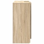 vidaXL Bureau réception chêne sonoma 155x50x103 5 cm bois d'ingénierie