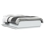 vidaXL Cadre de lit sans matelas blanc 150x200 cm