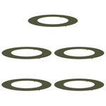 vidaXL Pot de Fleurs Vert Olive Vert olive Plastique Grand