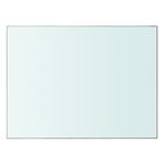 vidaXL Panneaux d'étagère 2 Pièces Verre Transparent 40 x 30 cm