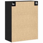 Armoire Murale vidaXL Chêne Noir 69 5x34x90 cm Bois Aggloméré