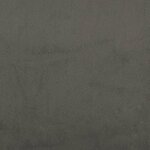 vidaXL Têtes de lit 4 Pièces Gris foncé 90x7x78/88 cm Velours