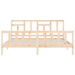 vidaXL Cadre de lit sans matelas 200x200 cm bois massif de pin