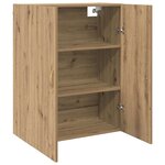 vidaXL Armoires Murailles 2 Pièces chêne artisanal 69 5 x 34 x 90 cm