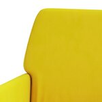 Banc banquette 108 x 79 x 79 cm velours jaune 02_0010623