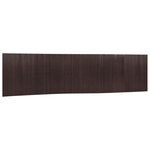 vidaXL Cloison de séparation marron foncé 165x800 cm bambou