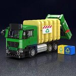 Mould King 24088 - Camion-poubelle écologique