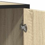 vidaXL Buffet chêne sonoma 94x35x76 cm bois d'ingénierie