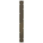 vidaXL Pieds de table à manger en U 3 pièces Acier naturel 80 x (72-73) cm Acier