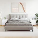 vidaXL Tables de chevet 2 Pièces blanc 40x40x50 cm bois d’ingénierie