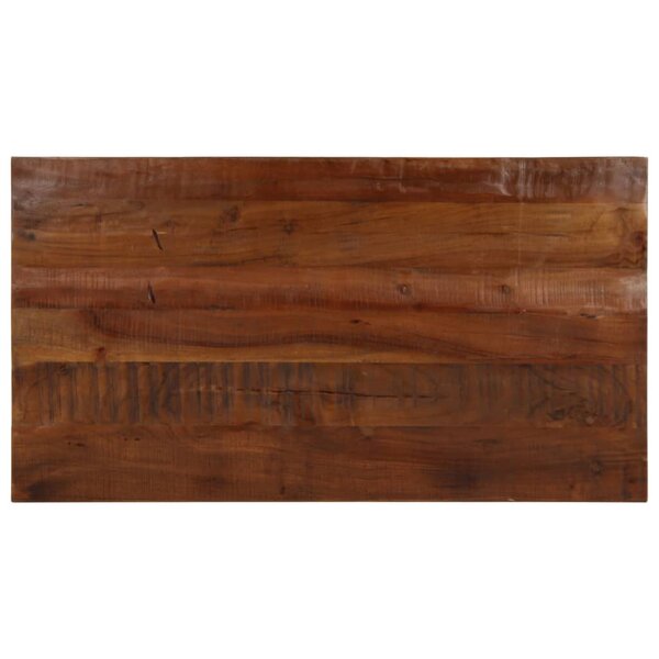 vidaXL Dessus de table 120x50x3 8cm rectangulaire bois massif récupéré