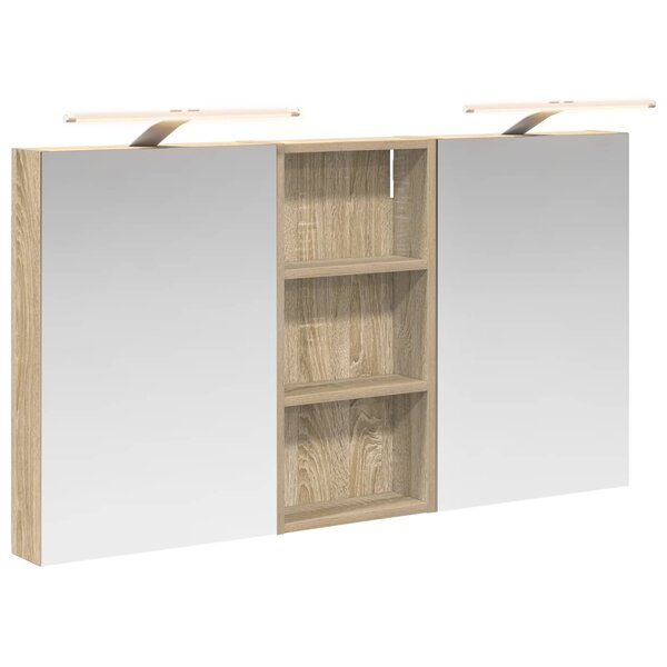 vidaXL Ensemble de Meubles de Salle de Bain 3 Pièces 110 x 10 5 x 60 5 cm