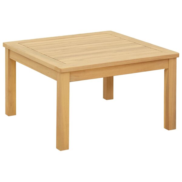 vidaXL Table basse Acacia clair 60 x 60 x 36 cm Bois d'Acacia Massif