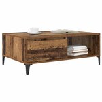 vidaXL Table basse Bois ancien 90 x 60 x 35 cm Bois d'ingénierie