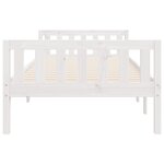 vidaXL Lit pour enfants sans matelas blanc 90x200cm bois de pin massif