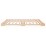 vidaXL Cadre de lit 120x190 cm Bois pin massif Petit Double