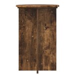 vidaXL Support de Plante 2 pièces Chêne fumé Ø40 x 60 cm