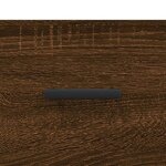 vidaXL Buffet haut Chêne marron 69 5x34x180 cm Bois d'ingénierie