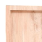 vidaXL Étagère murale 160x60x(2-4) cm bois de chêne massif non traité