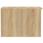 vidaXL Table basse chêne sonoma 50x50x36 cm bois d'ingénierie