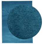 vidaXL Tapis OVIEDO à poils courts turquoise 240x340 cm