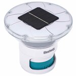 Bestway Lumière solaire flottante Blanc Ø 7 6 cm PC et ABS