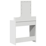 vidaXL Table de Toilette Blanc 79 x 41 x 140 cm Bois d'ingénierie