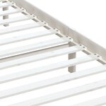 vidaXL Cadre de lit Blanc Bois de pin massif 200x200 cm