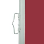 vidaXL Auvent latéral rétractable de patio 120x500 cm Rouge