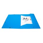 Chemise À Élastiques 3 Rabats Pp Opak - A4 - Bleu Clair - X 50 - Exacompta