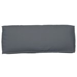 vidaXL Set de coussins de palette 2 Pièces Anthracite 120 x 80 x 12 cm