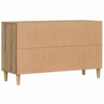 vidaXL Buffet chêne artisanal 100x36x60 cm bois d'ingénierie