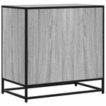 vidaXL Commode sonoma gris 70x41x70 cm bois d'ingénierie