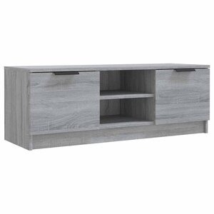 vidaXL Meuble TV Sonoma gris 102x35x36 5 cm Bois d'ingénierie